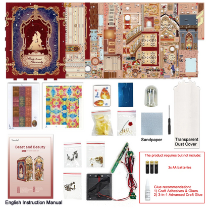 Beauty & The Beast Book Nook